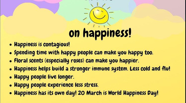 Fun facts on happiness!